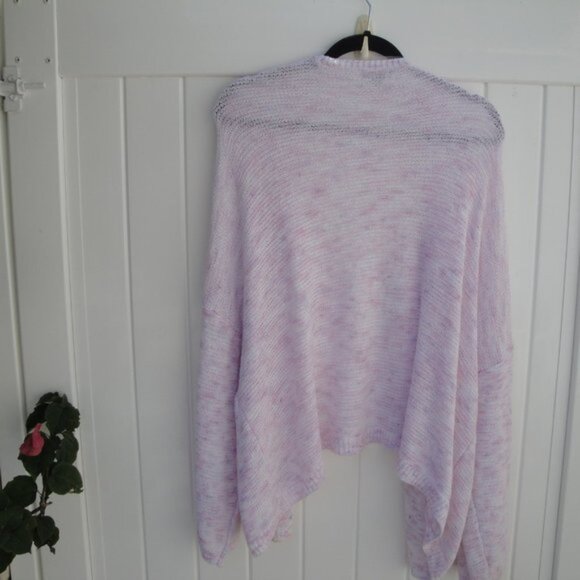 Wild Fable Sweater Cardigan Women's Large Pink Open Casual - Picture 4 of 5